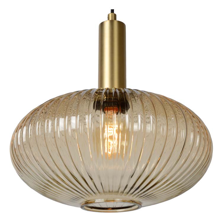 Lucide MALOTO - Suspension - Ø 30 cm - E27 - Ambre Lucide MALOTO - Suspension - Ø 30 cm - E27 - Ambre