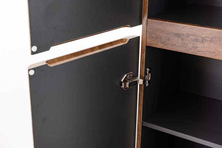 Kolomkast Jelte notelaar hangend 170x40x35cm