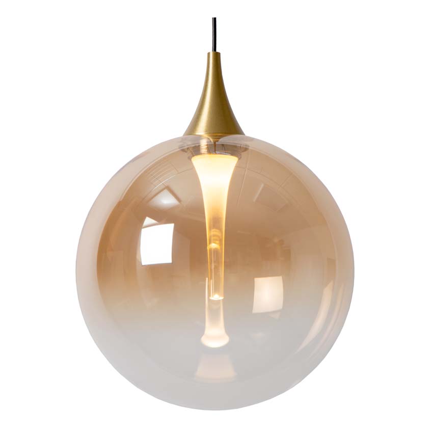 GISELA - Suspension - Ø 61 cm - LED Dim. - 12x3,6W 2700K - Ambre