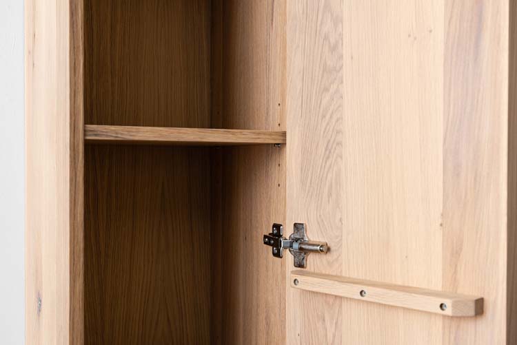 Kolomkast Fiori eik hangend 170x35x32cm