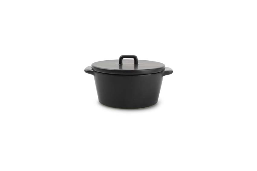 Ovenschaal mini Ardo zwart Ø10x5,5cm