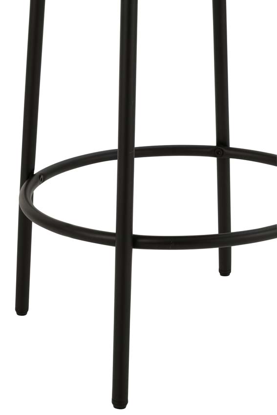 Tabouret de bar Boucle blanc