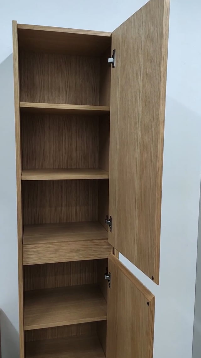 Kolomkast Warren afrormosia greeploos l/r