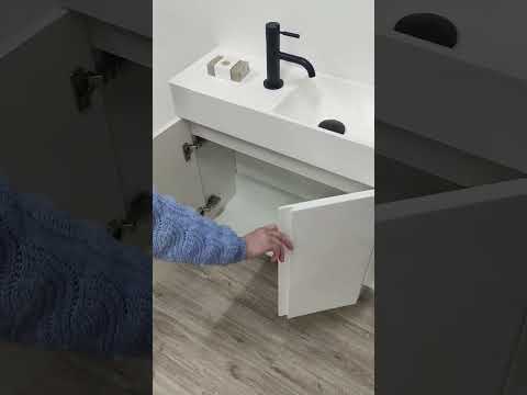 Toiletmeubel Ayko wit 594 mm L/R lav mat wit