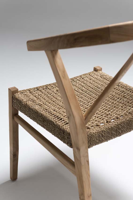 Stoel Lisa teak naturel Stoel Lisa teak naturel