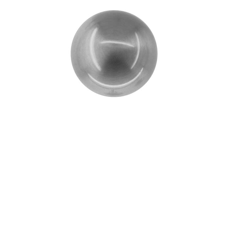 Poignée de porte pro emilia look inox sans rosace