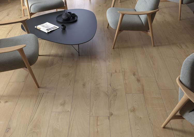 Carrelage imitation parquet Zacapa beige 23x120cm
