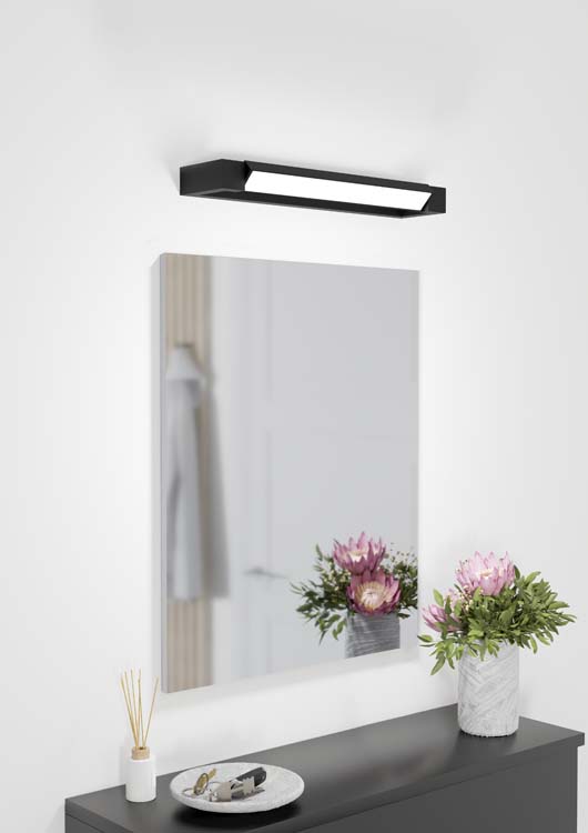 GEMILIANA - Applique murale - LED - 8,9W - noirzwart
