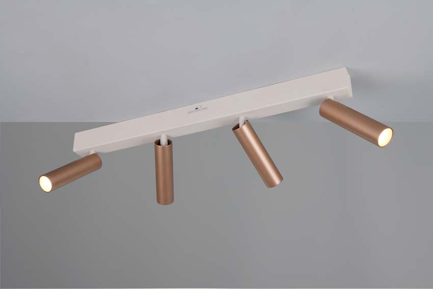 Spot en saillie - Brun café - 65x17,5x4cm - Dimmable - LED - 4x5,5W - 2300-4000K