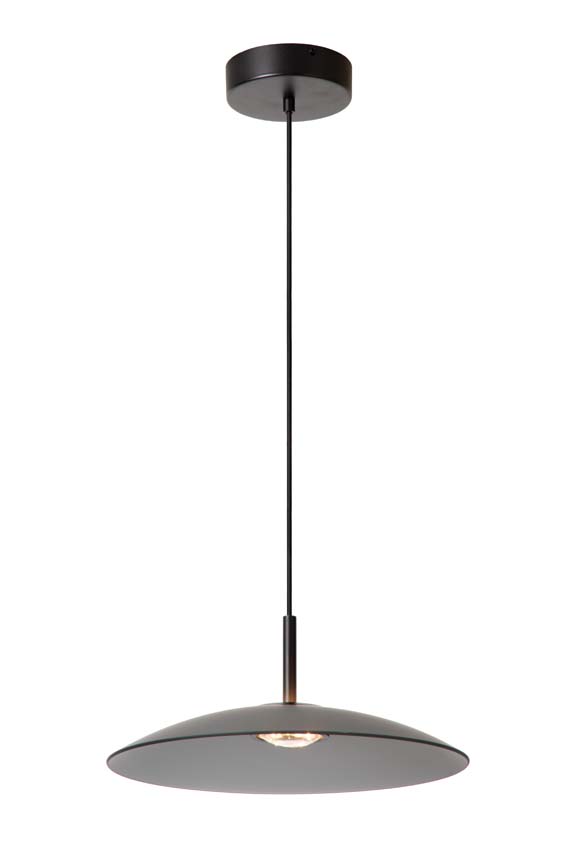 Lucide Premium Menga - Suspension - Ø 40 cm - LED Dim. - 1x11W 2700K - Fumé