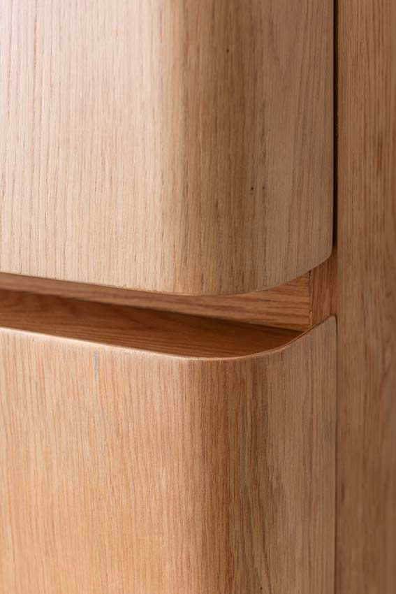 Armoire colonne Floris chêne suspendue 170x40x35cm Armoire colonne Floris chêne suspendue 170x40x35cm