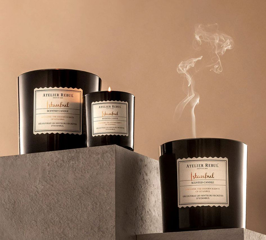 Geurkaars Atelier Rebul Istanbul 8x8x9cm 42u