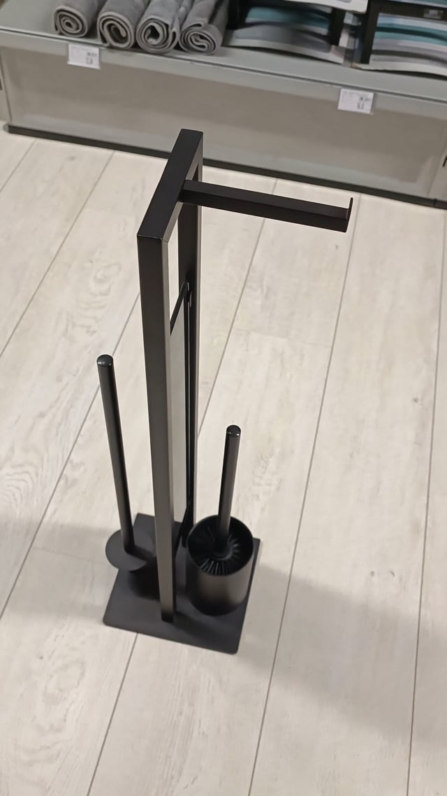 Valet toilette Weno Rivalta noir Valet toilette Weno Rivalta noir