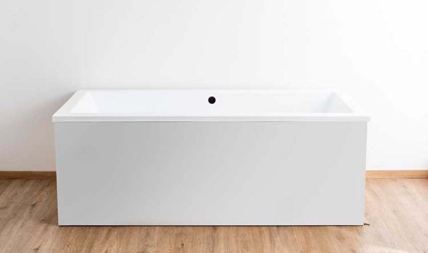 Baignoire encastrable Harper mat blanc 180x80cm