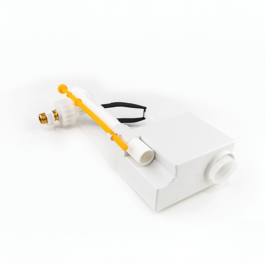 Toiletreservoir 3/6 liter glanzend wit dubbele spoeling