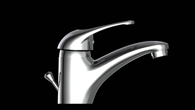 Wastafelkraan Carlo chroom