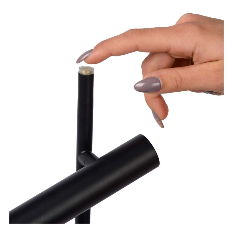 Lampadaire - noir - dimmable - LED - 2x4,5W - 3000K