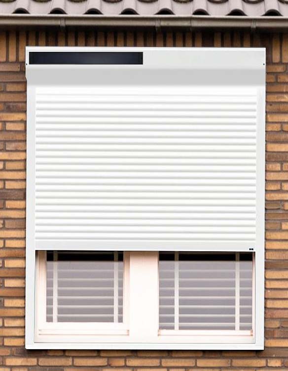 Rolluik Vito aluminium op maat solar wit rechts
