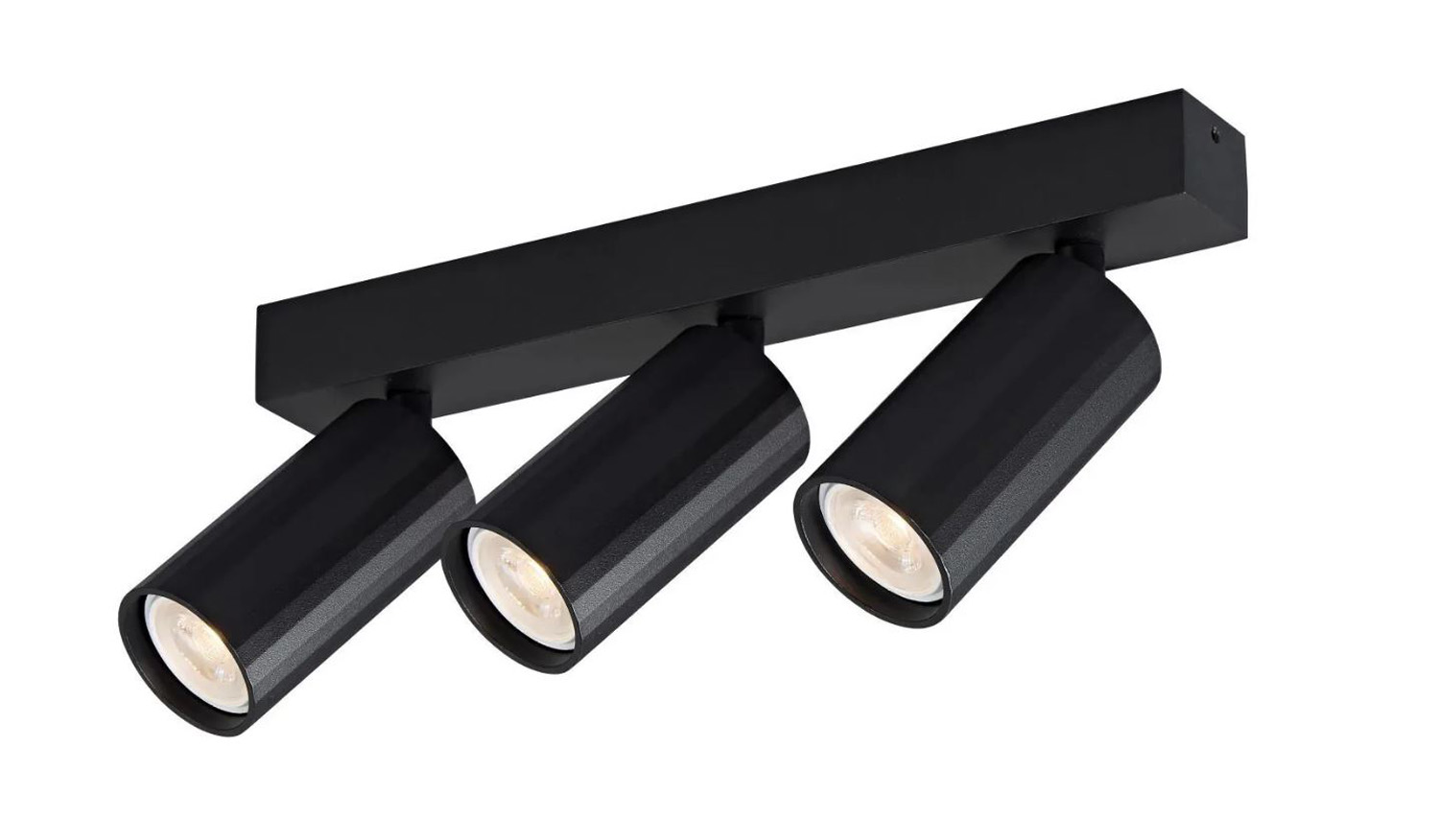 Opbouwspot - zwart - 15,4x3x11cm - MR11 - 3x35W - excl. lichtbronnen