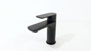 Robinet de lavabo Miles noir mat