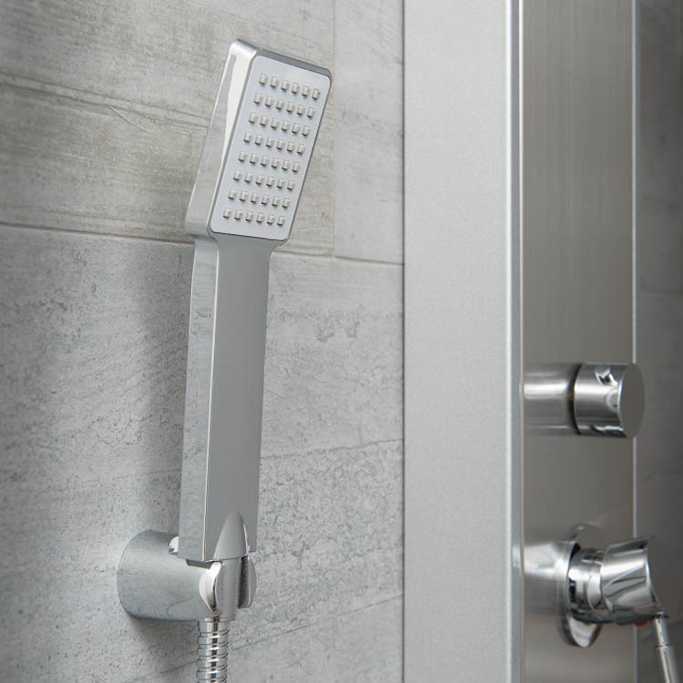 Doucheset Tosca 2 massagesproeiers inox