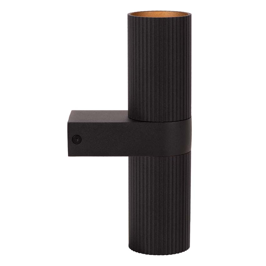 Lucide CLUBS - Wandspot / Wandlamp - 2xGU10 - Zwart