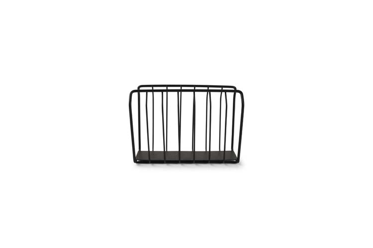 Servethouder Loft zwart 15 x 7 x 11 cm
