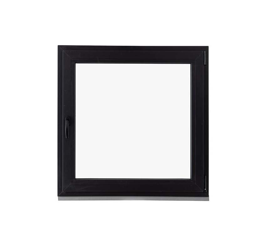 1-VAN Châssis oscillo-battant pvc Elegant noir/noir B1000xH1000 mm D