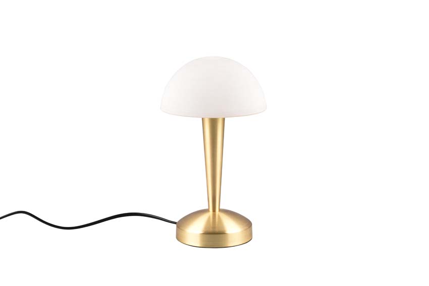 Lampe de table - blanc/or - Ø15x26,5cm - dimmable - LED - 1x5W - 3000K - commande tactile