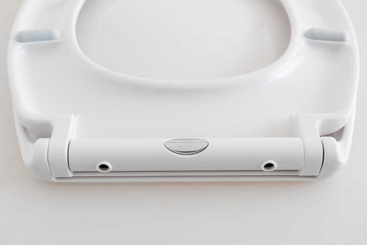 Siège de WC softclose blanc universel rond