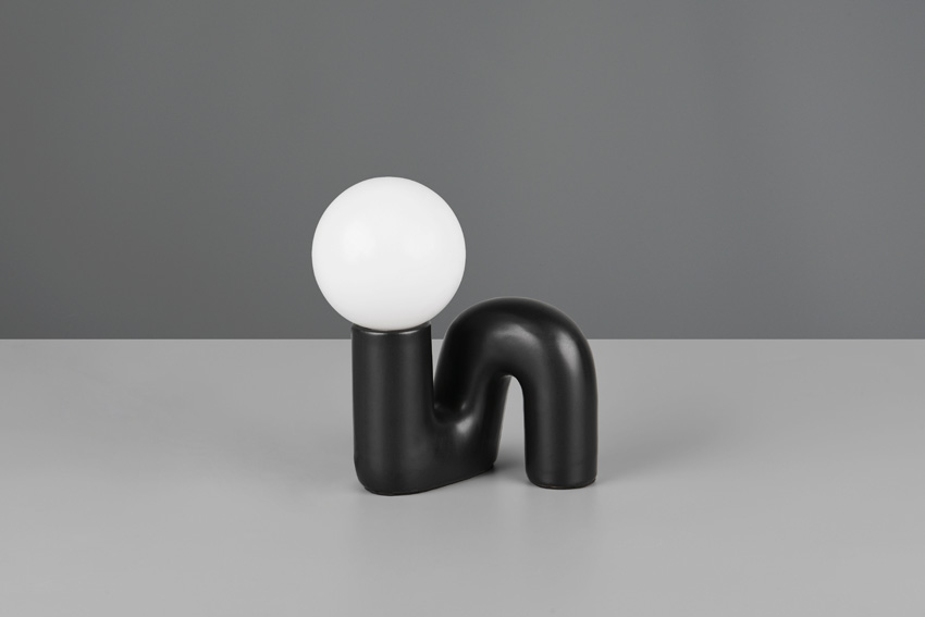 Tafellamp - zwart - H21,5cm - G9 - 1x5W - excl. lichtbron