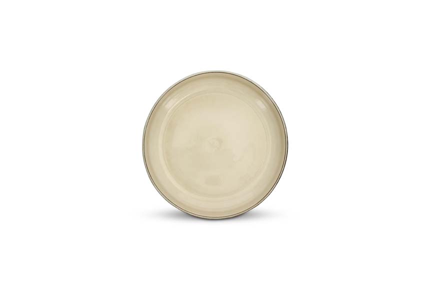 Diep bord Salt & Pepper Meridian aardewerk beige Ø22x6cm