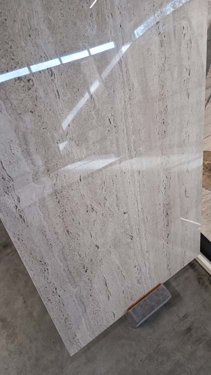 Carrelage de sol et mural Lillystone travertin 60x120cm