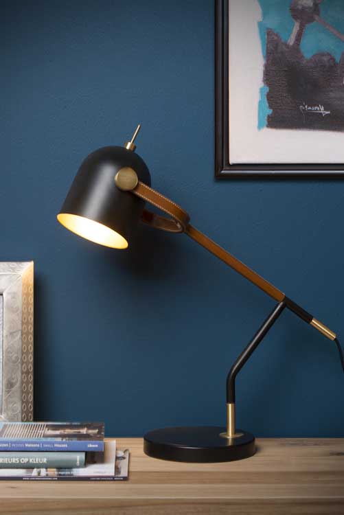 Lucide WAYLON - Bureaulamp - E27 - Zwart