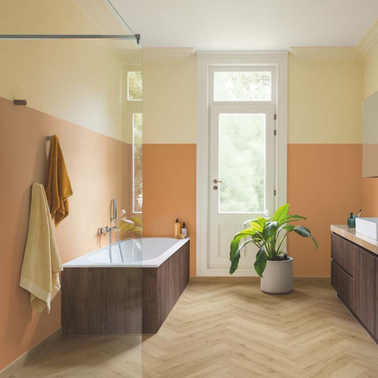 Vinyl vloer Quick-Step Ciro - 6mm - botanisch beige - 12,6x63cm