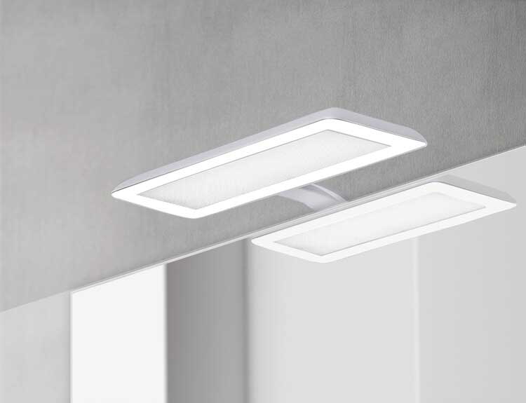 Éclairage de salle de bains  gris  30cm  10W  5700K  IP44
