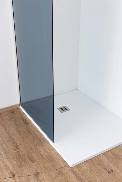 Inloopdouche Anais 97 x 200 cm grijs glas - chroom Inloopdouche Anais 97 x 200 cm grijs glas - chroom