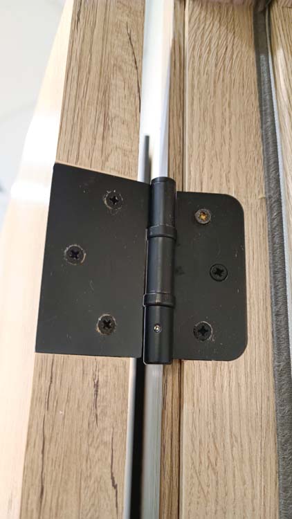 Bloc-porte tubulaire 63cm rw oak planch.4500 verre cl+ébras.noir 201.5