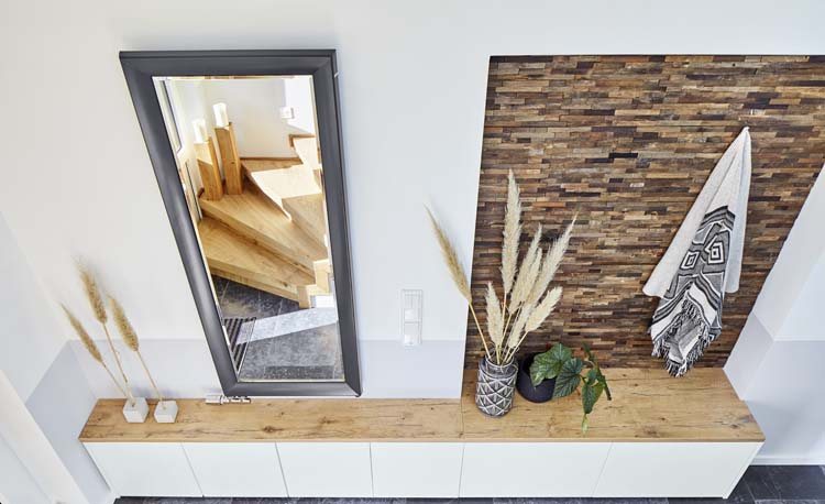 Mozaïek Wood mat 30x30cm