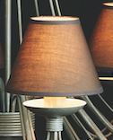 Kap voor Hanglamp Grijs Retro 8xE14