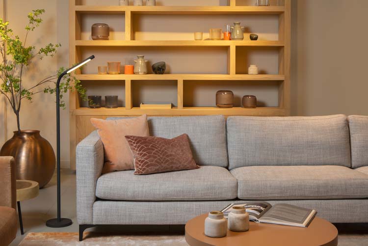 Leeslamp - zwart - H119cm - LED - 3W - 2700K - 3 StepDim