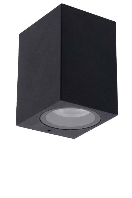 Spot mural extérieur - noir - GU10 - 35W - IP44