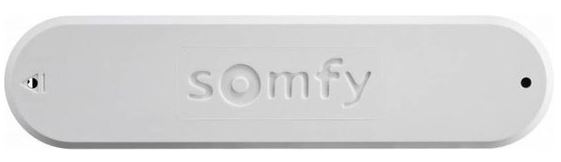 Capteur de vent blanc pour store banne avec moteur somfy
