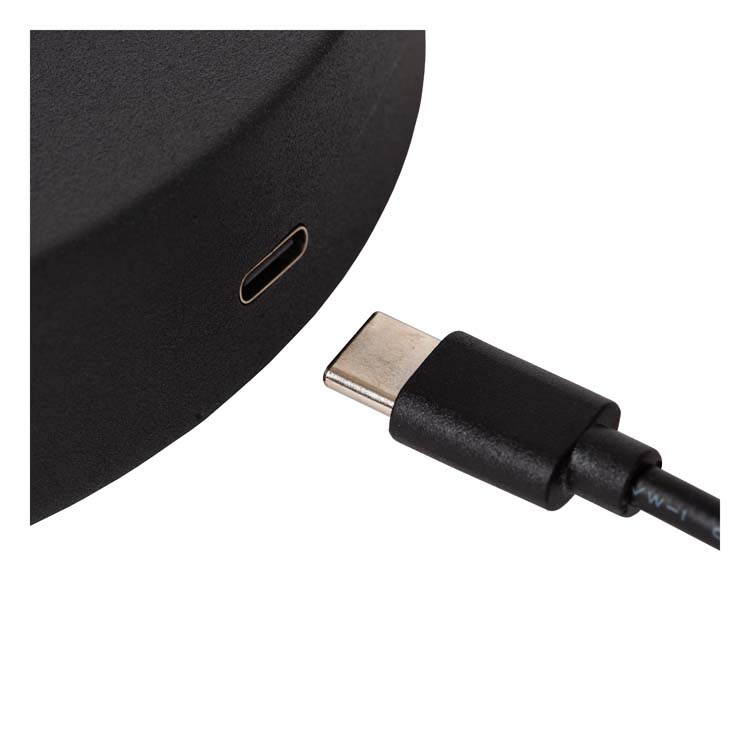 Lampadaire - noir - H137,5cm - LED - 3W - 2700K - 3StepDim - rechargeable