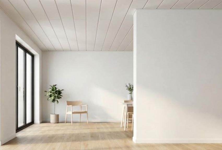 Plafondpaneel kristal wit 1300x200x7mm bruto