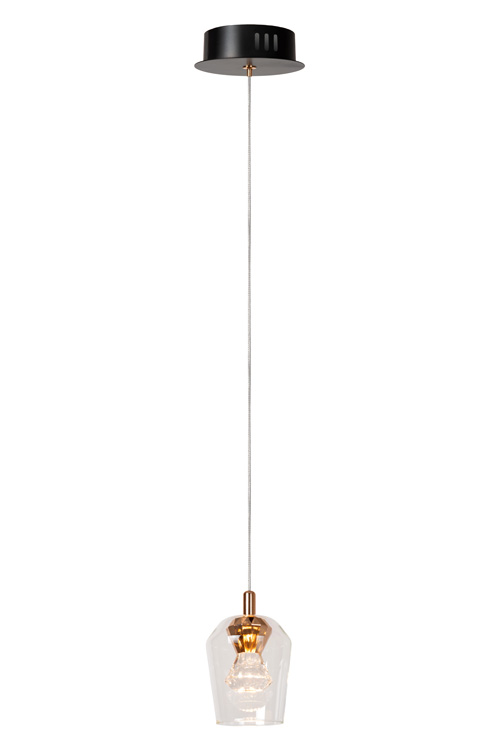 Hanglamp - transparant - Ø12cm - dimbaar - LED 1x4W - 2700K