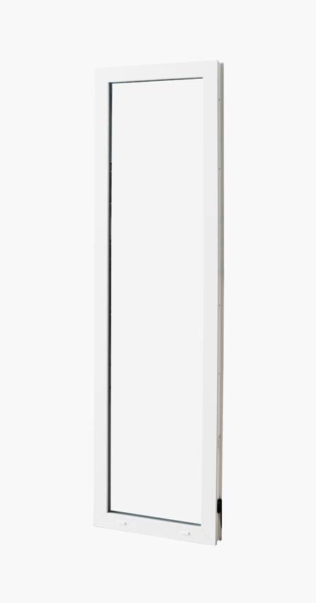 Châssis fixe pvc Deceuninck Elegant Infinity blanc/bl B600xH2100 mm