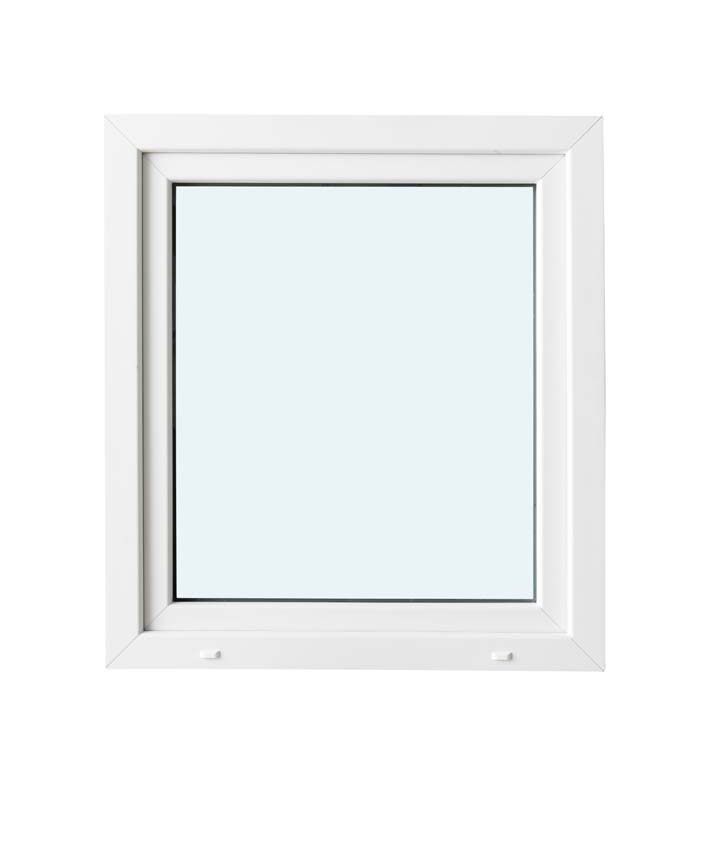 1-VL draaikiepraam pvc wit budget B900XH1000 mm links 1-VL draaikiepraam pvc wit budget B900XH1000 mm links