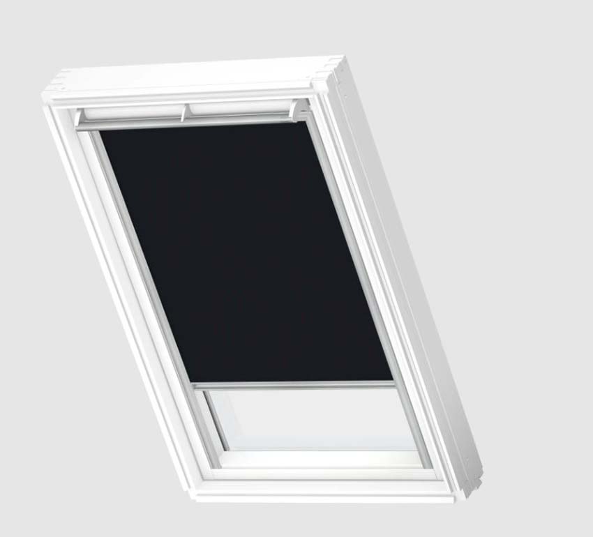 Store enrouleur Velux occultant à commande manuelle noir FK06 3009S