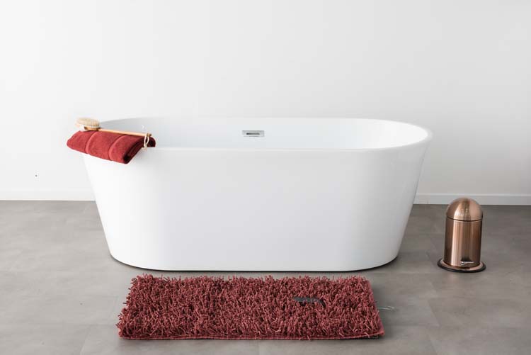 Vrijstaand bad Belle glanzend wit 170x80cm